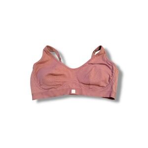 Kindly NWT Ribbed Plunge Bralette XXXL Burlwood Wireless Comfort Lounge‎ Bra